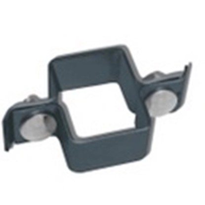 RAL 7016 oszloptartó bilincs 50 mm x 50 mm középső antracit
