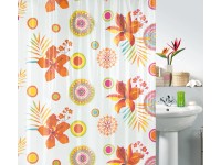 Spirella Cala Moli textil zuhanyfüggöny, többszínű, 180 cm x 200 cm