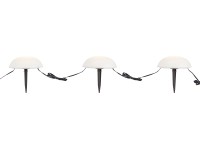 Camporosso napelemes LED-es dekorlámpa melegfehér RGB 6,75 m