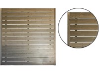 Rodos kerítéselem szürke 180 cm x 180 cm