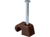 LUX kábelbilincs, átmérő: 4 mm - 7 mm, 50 darab, barna LUX kábelbilincs, átmérő: 4 mm - 7 mm, 50 darab, barna