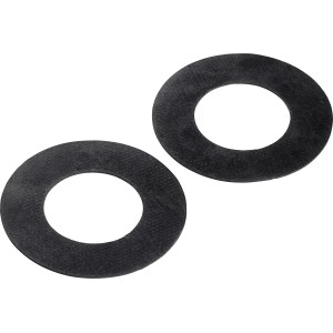 Két fekete tömítőgyűrű (Ø 44 mm x Ø 84 mm) szifonokhoz és szelepekhez.