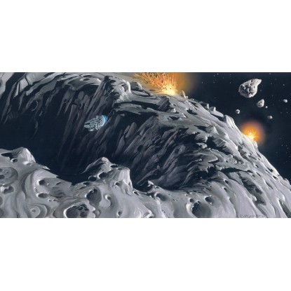 Komar vlies fotótapéta Star Wars Classic RMQ Asteroid 500 cm x 250 cm