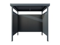 Floraworld Smoke többfunkciós tároló nyitott 204 x 214 x 214 cm