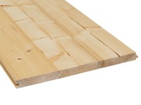 Gyalult deszka luc-/jegenyefenyő nútféderes 22,5  mm x 121 mm x 3000 mm