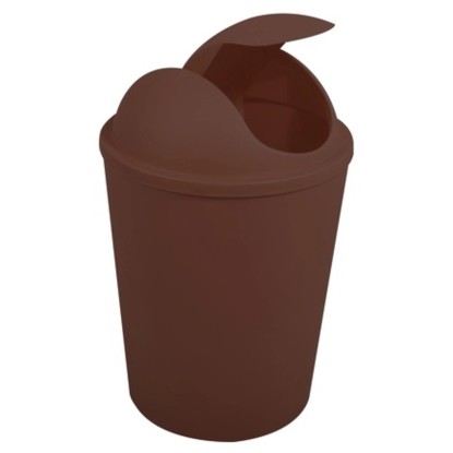 MSV Ako lengőfedeles szemetesvödör 5,5 l csokoládébarna
