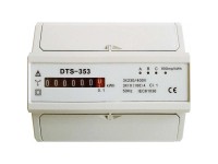 3 pólusú elektromechanikus almérő DIN sínre szürke 3 pólusú elektromechanikus almérő DIN sínre szürke