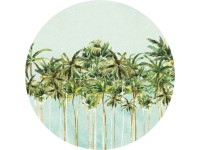 Komar nemszőtt fotótapéta Dot Coconut Trees öntapadó átmérő 125 cm
