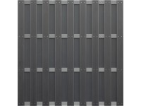 WPC kerítés 180 cm x 180 cm antracit