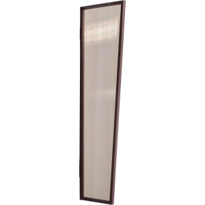 Oldalsó panel barna/bronz előtetőhöz, polikarbonát lemez, 200x60x45 cm.