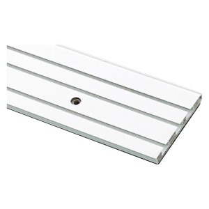 Fehér Gardinia függönysín, 3 pályás, 150 cm, előfúrt lyukkal a mennyezetre szereléshez.