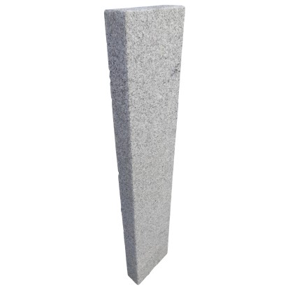 Gránit paliszád fűrészelt és lángolt élletöréssel 10 cm x 25 cm x 100 cm szürke