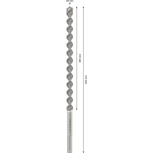 Bosch SDS max-4 fúrókalapács 25x520 mm, 4 élű, betonhoz és falazathoz.