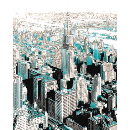 Komar nemszőtt fotótapéta Gotham 200 x 250 cm