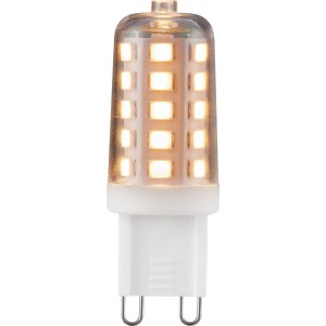 G9 LED izzó, 3W, meleg fehér, 3 darabos szett. Kompakt kialakítás, ideális lakóterekbe.