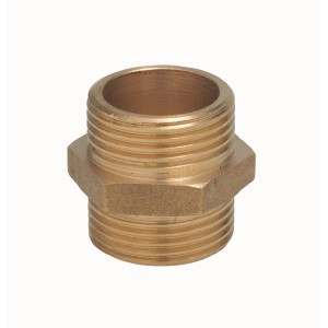 Sárgaréz menetes csonk AG 26,4 mm (R 3/4) szivattyúkhoz és házi vízművekhez.
