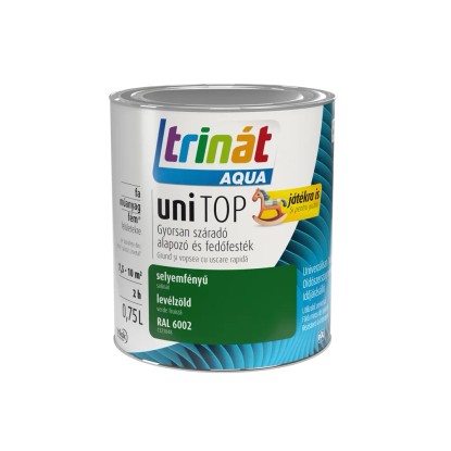 Trinát Aqua Unitop zománcfesték levélzöld 0,75 l