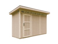 Timbela kerti faház M902 lapostetős alapozott 161 cm x 412 cm