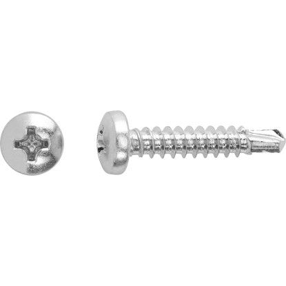 Lencsefejű univerzális csavar PH-behajtás 3,5 mm x 19 mm 40 darab