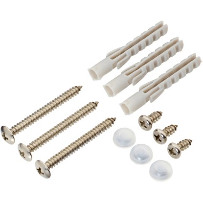 Rögzítőkészlet fehér Carra harmonikafalhoz