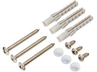 Rögzítőkészlet fehér Carra harmonikafalhoz Rögzítőkészlet fehér Carra harmonikafalhoz