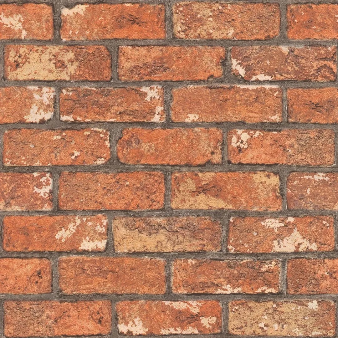 Rasch Paper Selection vörös tégla mintás tapéta vásárlása - OBI