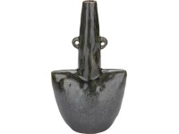 Ancient Secrets váza 25 cm x 14 cm x 8 cm sötétszürke