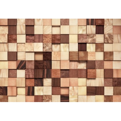 Komar fotótapéta Lumbercheck 368 cm x 254 cm FSC