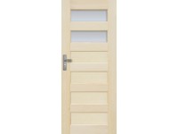 Radex beltéri ajtó Manhattan üveges balos borovi fenyő 100 cm x 210 cm