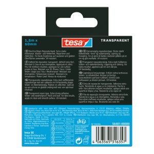 Tesa Ultra Power Under Water javítószalag, 1,5m x 5cm, átlátszó, víz alatti javításokhoz.