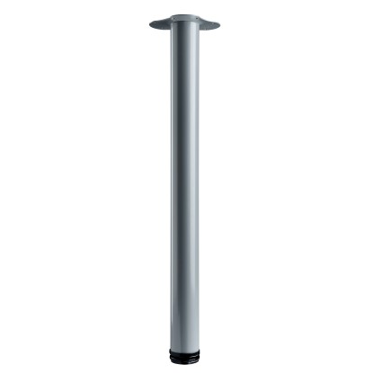 Hettich asztalláb átmérő: 60 mm x 700 mm alumínium hatású szerelőlappal