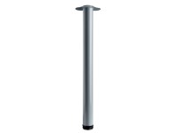 Hettich asztalláb átmérő: 60 mm x 700 mm alumínium hatású szerelőlappal