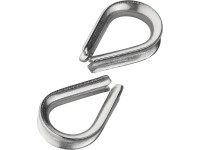 Kötélszem rozsdamentes acél 2 mm 2 db Kötélszem rozsdamentes acél 2 mm 2 db