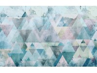 Komar vlies fotótapéta Triangles Blue 400 cm x 250 cm Komar vlies fotótapéta Triangles Blue 400 cm x 250 cm