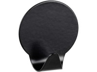 Wenko rozsdamentes acél kerek akasztó öntapadós 2 db-os készlet fekete Wenko rozsdamentes acél kerek akasztó öntapadós 2 db-os készlet fekete