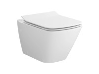 Mito Mesto rejtett rögzítésű szögletes fali wc szett wc ülőkével Mito Mesto rejtett rögzítésű szögletes fali wc szett wc ülőkével