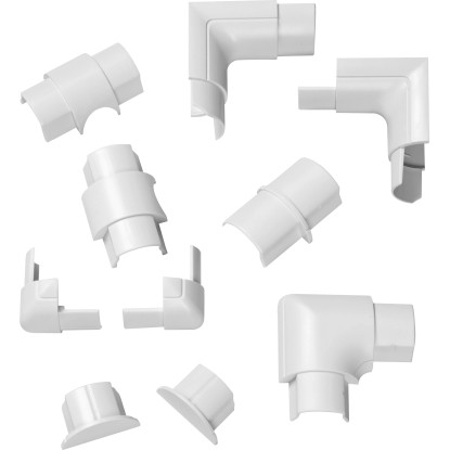 D-Line kábelcsatorna tartozékkészlet 30 mm x 15 mm fehér