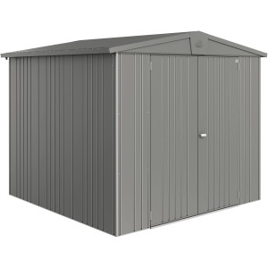 Biohort Europa fém kerti ház, kvarcszürke metál, 5,2 m².