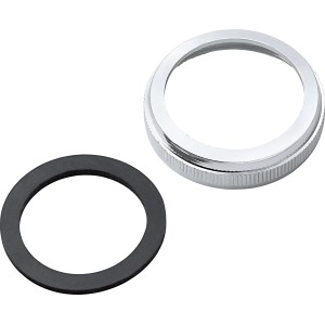 Króm bevonatú hollandi anya (38,9 mm) tömítéssel szifon csatlakozásokhoz.