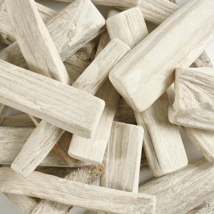 Fehér Mica Decorations fa granulátum, 80-120 mm, dekorációhoz és kézműveskedéshez.