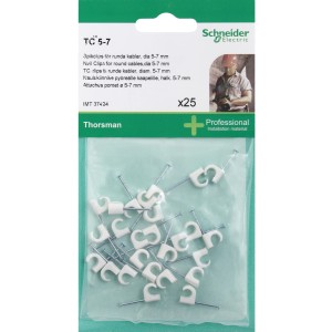 Schneider Electric Thorsman szögbilincs kerek kábelekhez, 25 db