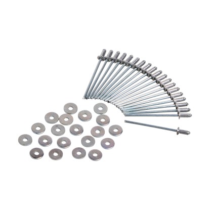 LUX vakszegecs és alátét, 4 mm x 10 mm