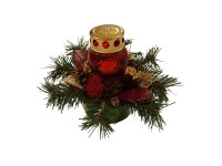 Álló műfenyős tál 35 cm x 25 cm