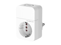 Földelt köztes csatlakozó aljzat 2P kapcsolóval 1x földelt vagy 2x euro