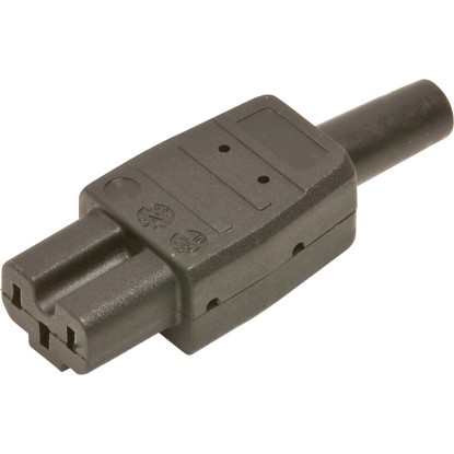 Uni csatlakozóaljzat kontaktkészülékekhez  10 A  fekete