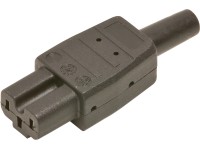 Uni csatlakozóaljzat kontaktkészülékekhez 10 A fekete Uni csatlakozóaljzat kontaktkészülékekhez 10 A fekete