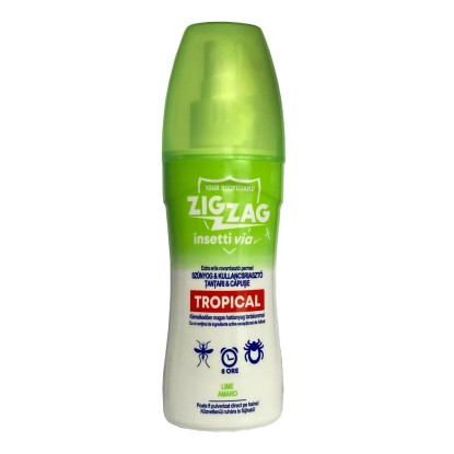 ZigZag Szúnyog- és kullancsriasztó permet 100 ml lime illattal
