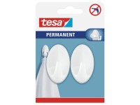 tesa nagy ovális öntapadó tartós akasztó fehér 2 db