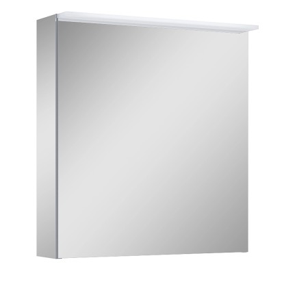 Roca Premium tükrös szekrény 1 ajtó csatlakozóaljzattal és LED panellel 60 cm