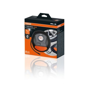 Osram Tyreinflate 200 gumiabroncs-felfújó dobozban, analóg, 12V DC.